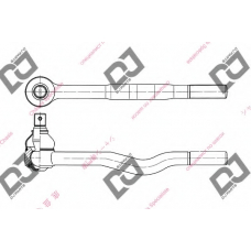 DE1238 DJ PARTS Наконечник поперечной рулевой тяги