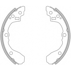 Z4275.00 WOKING Комплект тормозных колодок