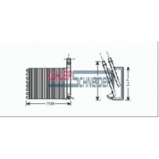 1590041 KUHLER SCHNEIDER Теплообменник, отопление салона