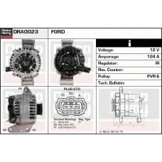 DRA0023 DELCO REMY Генератор