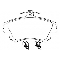 21983 173  1 4 T4136 TEXTAR Колодки тормозные