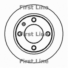 FBD1060 FIRST LINE Тормозной диск