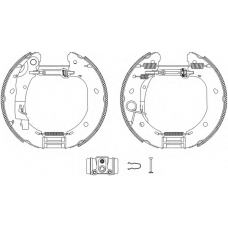 8DB 355 005-091 HELLA Комплект тормозных колодок