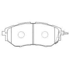 PN-7499 JNBK Колодки тормозные