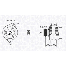 063532624010 MAGNETI MARELLI Генератор