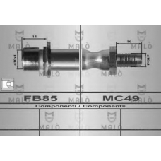 80620 Malo Тормозной шланг