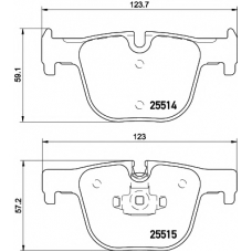 8DB 355 019-781 HELLA PAGID Комплект тормозных колодок, дисковый тормоз