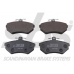 1501229968 S.b.s. Комплект тормозных колодок, дисковый тормоз