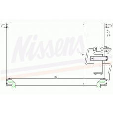 94232 NISSENS Конденсатор, кондиционер