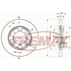 BD-2830 FREMAX Тормозной диск