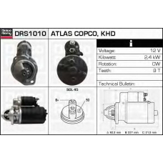 DRS1010 DELCO REMY Стартер