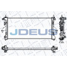 RA0111210 JDEUS Радиатор, охлаждение двигателя