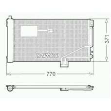 DCN17015 DENSO Конденсатор, кондиционер