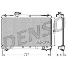 DRM50034 DENSO Радиатор, охлаждение двигателя