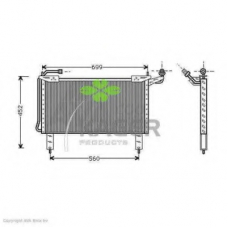 94-6038 KAGER Конденсатор, кондиционер