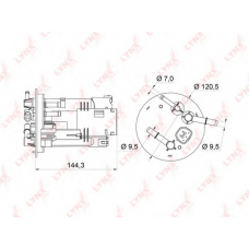 LF362M LYNX Фильтр топливный