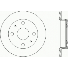 BDA1762.10 OPEN PARTS Тормозной диск