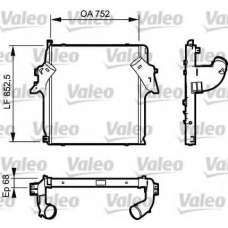 818781 VALEO Интеркулер