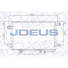 717M76 JDEUS Конденсатор, кондиционер