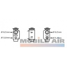 06001240 VAN WEZEL Расширительный клапан, кондиционер