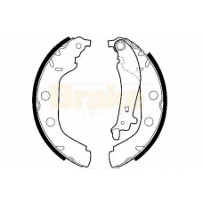 SH2499 BRAKE ENGINEERING Комплект тормозных колодок