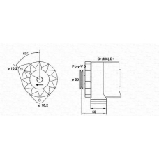 943356268010 MAGNETI MARELLI Генератор