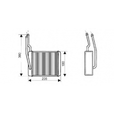 QHR2148 QUINTON HAZELL Теплообменник, отопление салона