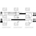 XC616 QUINTON HAZELL Комплект проводов зажигания