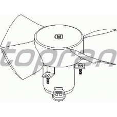 202 362 TOPRAN Вентилятор, охлаждение двигателя