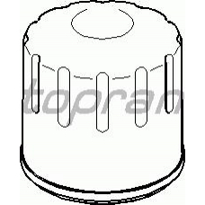 205 848 TOPRAN Масляный фильтр
