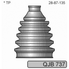 QJB737 QUINTON HAZELL Комплект пылника, приводной вал