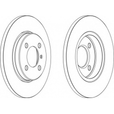 DDF062-1 FERODO Тормозной диск