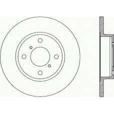 BDA1857.10 OPEN PARTS Тормозной диск