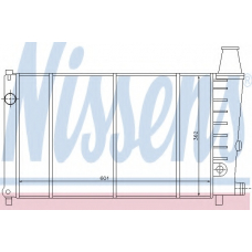 61375 NISSENS Радиатор, охлаждение двигателя