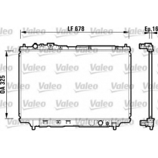 734120 VALEO Радиатор, охлаждение двигателя