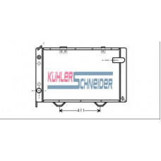 0701001 KUHLER SCHNEIDER Радиатор, охлаждение двигател