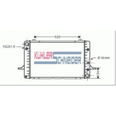 1807601 KUHLER SCHNEIDER Радиатор, охлаждение двигател