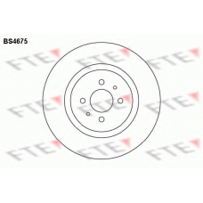 BS4675 FTE Тормозной диск