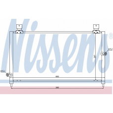 94709 NISSENS Конденсатор, кондиционер