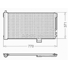 DCN17014 DENSO Конденсатор, кондиционер