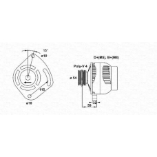 063377001010 MAGNETI MARELLI Генератор