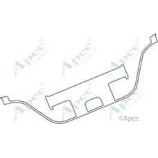 KIT448 APEC Комплектующие, тормозные колодки