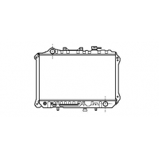 MZ2011 AVA Радиатор, охлаждение двигателя