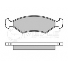 025 233 8418/W MEYLE Комплект тормозных колодок, дисковый тормоз