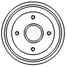 329155B BENDIX Тормозной барабан