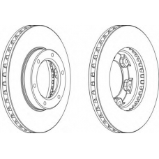 DDF882-1 FERODO Тормозной диск