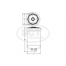 ST 356 SCT Топливный фильтр