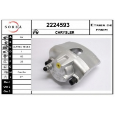 2224593 EAI Тормозной суппорт