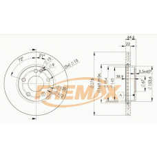 BD-0111-50 FREMAX Тормозной диск