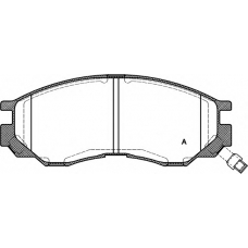 BPA0583.00 OPEN PARTS Комплект тормозных колодок, дисковый тормоз